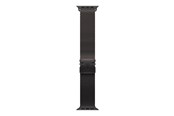 Smartwatch - akcesoria - Apple 49mm Black Titanium Milanese Loop - Large - MXKH3ZM/A