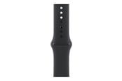 Smartwatch - akcesoria - Apple 46mm Black Sport Band - S/M - MXM23ZM/A