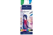 Przybory do pisania i rysowania - Faber-Castell Gofa Aqua Dual Marker wallet of 6 - 164606
