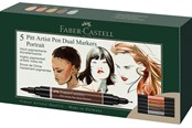 Przybory do pisania i rysowania - Faber-Castell India ink PAP Dual Marker 5x portrait - 162009