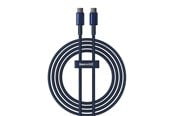 Kabel USB - Baseus Tungsten Gold USB-C to USB-C cable 100W 2m (blue) - P10319800321-04
