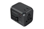 Telefon - Adapter i Ladowarka - Choetech PD5008 travel charger 3xUSB-A 2xUSB-C GaN 35W US/EU/UK/AU (black) - PD5008
