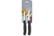 Przybory kuchenne - Victorinox Swiss Classic Black Paring Knife Twin Pack - 6.7603.B