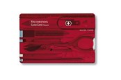 Akcesoria do biura - Victorinox SWISSCARD red transparent - 0.7100.T