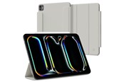Tablet - pokrowce i etui - Spigen Air Skin Folio OneTap - gray - iPad Pro 11" 2024 - ACS06513