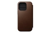 Telefon - Pokrowiec i etui - Nomad Modern Leather Folio - iPhone 16 Pro | Brown |  Leather - NM01679585