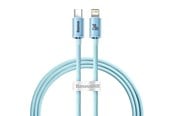 Kabel USB - Baseus Crystal Shine USB-C to iP cable 20W 1.2m (blue) - CAJY001303