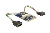 Kontroler, sterownik - DeLOCK MiniPCIe I/O PCIe full size 2 x USB 2.0 - 95242