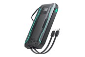 Powerbank - Joyroom Powerbank JR-L017 10000mAh 22.5W with Lightning + USB-C cable (black) Powerbank - Czarny - 10000 mAh - JR-L017