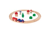 Zabawki drewniane - Eichhorn Train Track Playset 20 pieces. - 100006200