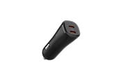 Telefon - Adapter i Ladowarka - Spigen Essential 50W Car Charger EV502 - black - ACP08523