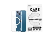 Telefon - Pokrowiec i etui - CARE by PanzerGlass Flagship Case Transparent Urban Combat w. White MagSafe iPhone 14 | 13 - PANZER1462