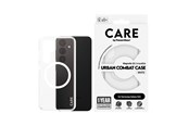 Telefon - Pokrowiec i etui - CARE by PanzerGlass Flagship Case Transparent Urban Combat w. White QI Compatible Samsung Galaxy S24 - PANZER1153