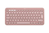 Klawiatura - Logitech Pebble Keys 2 K380s Wireless Keyboard - Tonal Rose - Klawiatury - Universal - Różowy - 920-011853