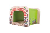 Zabawki drewniane - Bigjigs Wooden Rails - Double Track Tunnel - BJT172