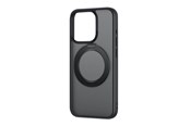 Telefon - Pokrowiec i etui - Baseus SkyRing 360° case with stand for iP 15 + tempered glass and cleaning kit (black) - P60161006101-04