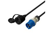 Kable - rózne - Deltaco Earthed Adapter Cable 1-Phase - 7333048048998