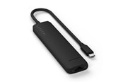 Stacja dokująca - Satechi 7-in-1 USB-C Slim Multiport Adapter with Ethernet - Black - ST-P7SK