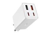 Telefon - Adapter i Ladowarka - Baseus GaN6 Pro 65W - Moon White - P10162701213-00