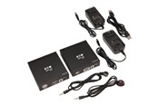 Wzmacniacz i transceiver  - Eaton Series HDMI HDBaseT KVM Console Extender over Cat6 - 2 USB Ports IR 4K @ 30 Hz 1080p 70 m - B013-HU-4K