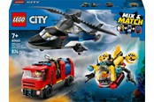 LEGO®  - LEGO City 60462 Zestaw z helikopterem, wozem strażackim i łodzią podwodną - 60462