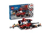 LEGO® - LEGO City 60443 F1® Pit stop i mechanicy z bolidem Ferrari - 60443