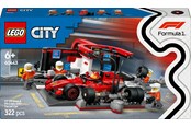LEGO®  - LEGO City 60443 F1® Pit stop i mechanicy z bolidem Ferrari - 60443