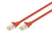 Kabel sieciowy - DIGITUS CAT 6A S-FTP Cable - 0.5m - Czerwony - 0.5m - DK-1644-A-005/R