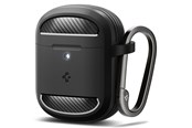 Sluchawki, zestaw sluchawkowy - Spigen Rugged Armor - matte black - Google Pixel Buds Pro 2/Pro - ACS07604