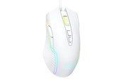 Myszka - ONIKUMA CW905 Wired - Myszka do gier - Optyczny - 7 - Biały z RGB - CW905W