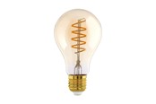 Zarówka LED - EGLO Żarówka światła LED A75 Spiral 4W/820 245 lumen amber dimmable E27 - 110078
