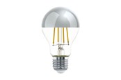 Zarówka LED - EGLO Żarówka światła LED A60 Standard Top-sail 7.3W/827 806 lumen clear/chrome E27 - 110029