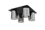 Lampy - EGLO GOROSIBA 1 ceiling lamp black - 99632