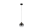 Lampy - EGLO OILELLA pendant black/grey/transparent - 99616