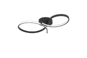 Lampy - EGLO SERPINS ceiling lamp black - 901266