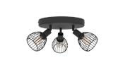 Lampy - EGLO SONNINO spot 3L black - 901041