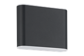 Lampy - EGLO GRUTTI outdoor wall lamp anthracite - 901025