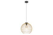 Lampy - EGLO VENEZUELA pendant Ø400 black/gold - 901003