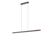 Lampy - EGLO LISCIANA long table pendant 875 mm grey - 900174