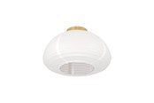 Lampy - EGLO SUMMERHILL ceiling lamp white/wood - 44063