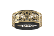 Lampy - EGLO SANDBACH ceiling light black/brass - 43979