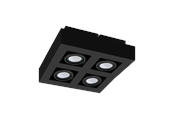 Lampy - EGLO MENDOZA surface-mounted lamp black - 31065