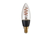 Inteligentny dom - EGLO CONNECT-Z LED C35 Spiral 4W 2000K E27 smoky - 110322