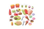 Zabawa w kuchnie  i akcesoria - PLAY Toys Food Lunch and Snacks Playset 60pcs. - 3020