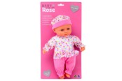 Lalki i akcesoria - Baby Rose Baby Doll with Sounds 30cm. - 27443