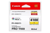 Tusz, toner i material eksploatacyjny - Canon PFI 4100 / 6780C001 Yellow - Blækp - 6780C001