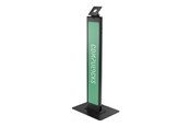 Uchwyt na monitor - Compulocks BrandMe stand - for LCD display - brandable with large base plate - black - 140BLBPB