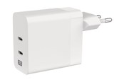 Telefon - Adapter i Ładowarka - XtremeMac 65W Dual USB-C Charger | Eco-Friendly PD for MacBook & iPhone - XWH-SPC60-03