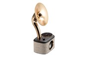 Radio DAB i budzik - Sangean CP-100D Fabric black-Gold DAB+/FM-RDS/bluetooth/AU - Czarny - A500468