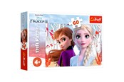 Puzzle - Trefl Puzzle - Frozen - The enchanted world of Anna and Elsa (60 pieces) Podłoga - TFL17333